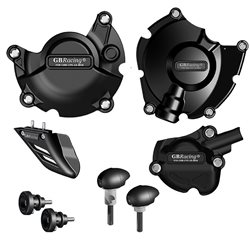 YAMAHA MT 10 2016 -  KIT DE TAPAS DE MOTOR, SOPORTES DE CABALLETE, ALETA DE TIBURÓN Y PROTECTORES DE CAIDA BULLET