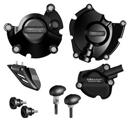 YAMAHA YZF R1 2015 -  KIT DE TAPAS DE MOTOR, SOPORTES DE CABALLETE, ALETA DE TIBURÓN Y PROTECTORES DE CAIDA BULLET