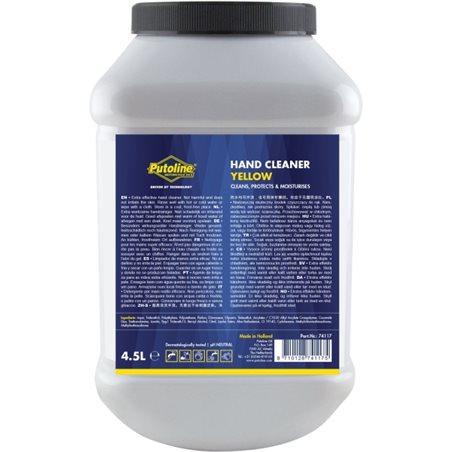 4,5 L ENVASE PUTOLINE HAND CLEANER YELLOW