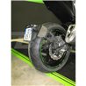 PORTAMATRÍCULAS A LA RUEDA KAWASAKI Z800 NEGRO