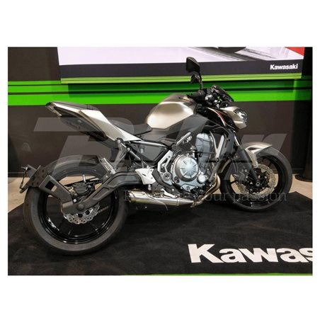 PORTAMATRÍCULAS A LA RUEDA KAWASAKI Z650 NEGRO