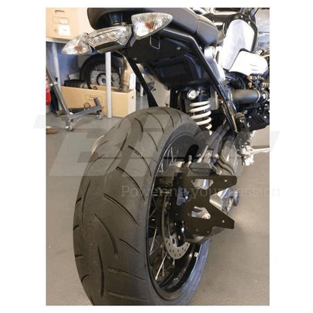 PORTAMATRÍCULAS A LA RUEDA BMW R NINET 1200 NEGRO