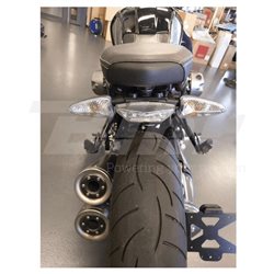 PORTAMATRÍCULAS A LA RUEDA BMW R NINET 1200 NEGRO