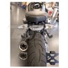 PORTAMATRÍCULAS A LA RUEDA BMW R NINET 1200 NEGRO