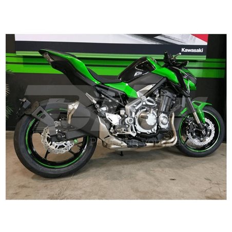 PORTAMATRÍCULAS A LA RUEDA KAWASAKI Z900 NEGRO