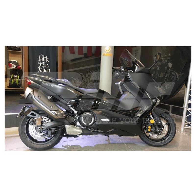 PORTAMATRÍCULAS A LA RUEDA YAMAHA TMAX 530 (12-18) NEGRO
