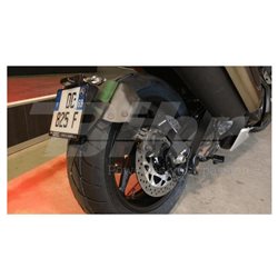 PORTAMATRÍCULAS A LA RUEDA YAMAHA TMAX 530 (12-18) NEGRO