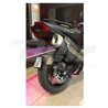 PORTAMATRÍCULAS A LA RUEDA YAMAHA TMAX 530 (12-18) NEGRO