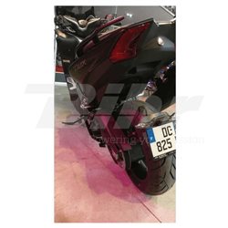 PORTAMATRÍCULAS A LA RUEDA YAMAHA TMAX 530 (12-18) NEGRO