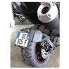 PORTAMATRÍCULAS A LA RUEDA YAMAHA TMAX 530 (12-18) NEGRO
