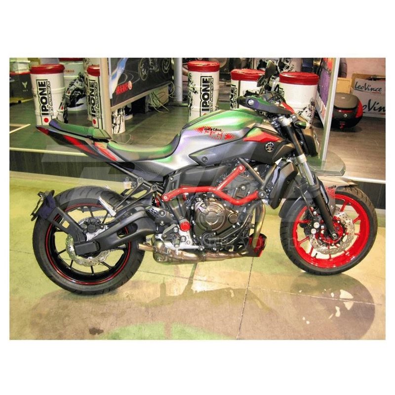 PORTAMATRÍCULAS A LA RUEDA YAMAHA MT-07 NEGRO