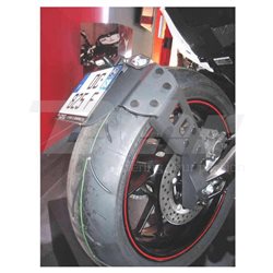 PORTAMATRÍCULAS A LA RUEDA YAMAHA MT-09 TRACER NEGRO