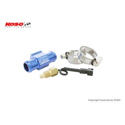 ADAPTADOR PARA SENSOR TEMPERATURA DE AGUA KOSO Ø18MM  BG018B00