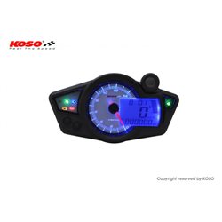 MARCADOR UNIVERSAL KOSO RX1N GP STYLE (BLANCO / AZUL) BA011220