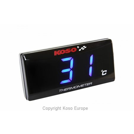 RELOJ DE TEMPERATURA DIGITAL KOSO SUPER SLIM AZUL BA024B10