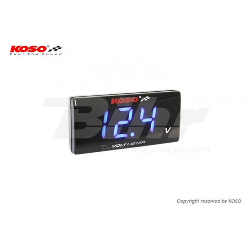 VOLTÍMETRO KOSO SUPER SLIM AZUL BA024B00