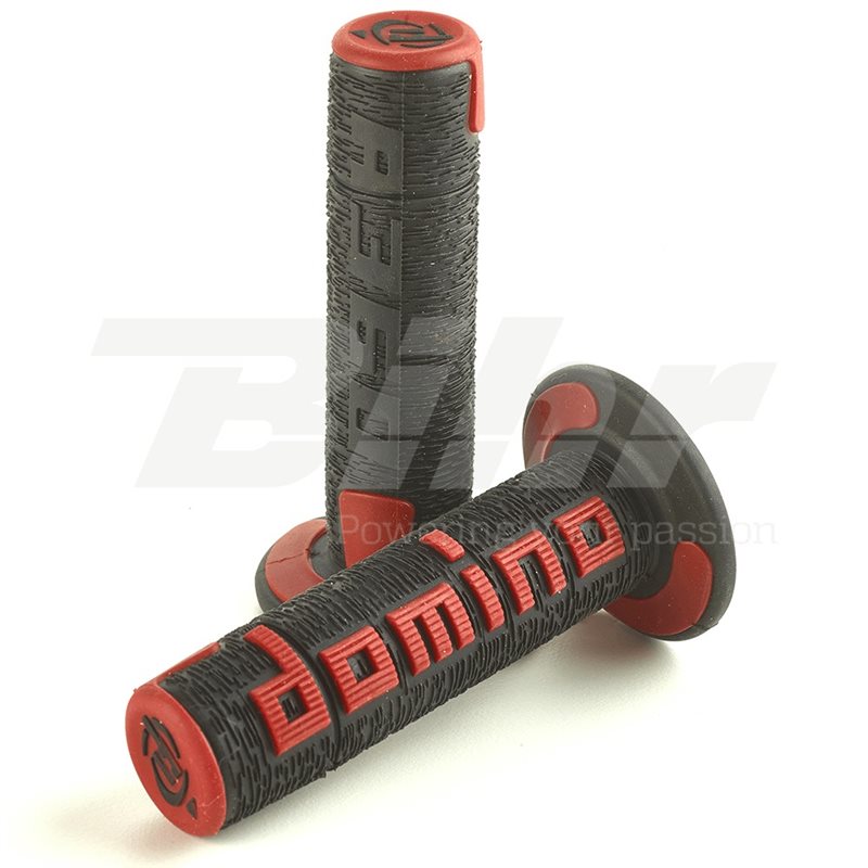 PUÑOS DOMINO OFF ROAD A360 NEGRO/ROJO A36041C4042A7-0