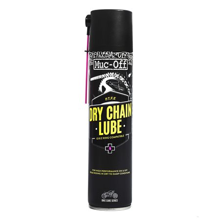 GRASA DE CADENA (PARA SECO) CON PTFE (TEFLON) MUC-OFF MOTORCYCLE DRY CHAIN LUBE SPRAY 400ML