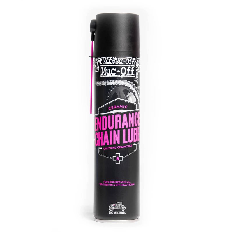 GRASA DE CADENA CERÁMICA MUC-OFF MOTORCYCLE ENDURANCE CERAMIC CHAIN LUBE SPRAY 400ML GRASA DE CADENA CERÁMICA MUC-OFF MOTORCYCLE ENDURANCE CERAMIC CHAIN LUBE SPRAY 400ML