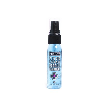 LIMPIADOR ANTIBACTERIANO DE LENTES Y CASCOS MUC-OFF HELMET & VISOR CLEANER SPRAY 35ML