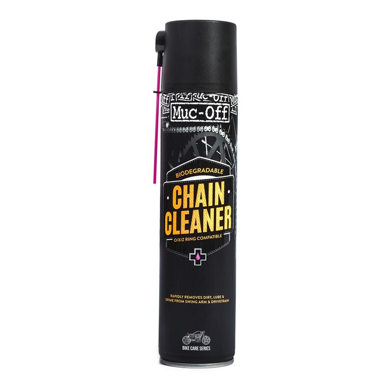 LIMPIADOR DE CADENA MUC-OFF MOTORCYCLE CHAIN CLEANER SPRAY 400ML LIMPIADOR DE CADENA MUC-OFF MOTORCYCLE CHAIN CLEANER SPRAY 400ML