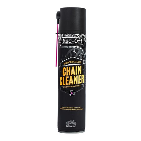 LIMPIADOR DE CADENA MUC-OFF MOTORCYCLE CHAIN CLEANER SPRAY 400ML