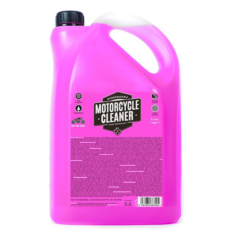 LIMPIADOR MUC-OFF MOTORCYCLE CLEANER GARRAFA 5L LIMPIADOR MUC-OFF MOTORCYCLE CLEANER GARRAFA 5L