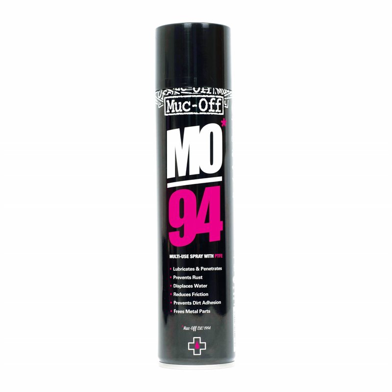 MULTIUSOS PROTECTOR ABRILLANTADOR CON PTFE (TEFLON) MUC-OFF MO94 SPRAY 400ML MULTIUSOS PROTECTOR ABRILLANTADOR CON PTFE (TEFLON) MUC-OFF MO94 SPRAY 400ML