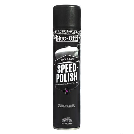 PULIMENTO (CERA DE CARNAUBA) MUC-OFF MOTORCYCLE SPEED POLISH SPRAY 400ML