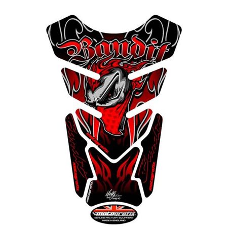 PROTECTOR DEPOSITO STREET STYLE 4PCS ROJO SUZUKI BANDIT