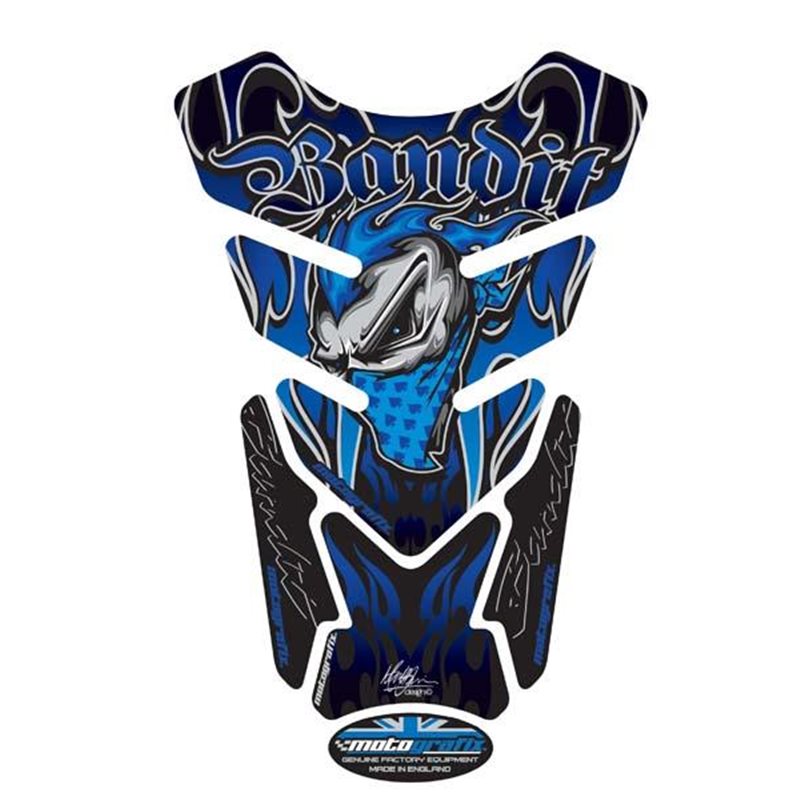 PROTECTOR DEPOSITO STREET STYLE 4PCS AZUL SUZUKI BANDIT