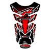 PROTECTOR DEPOSITO 4PCS ROJO YAMAHA