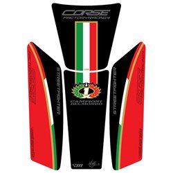 PROTECTOR DEPOSITO 4PCS ROJO ITALIA DUCATI STREETFIGHTER