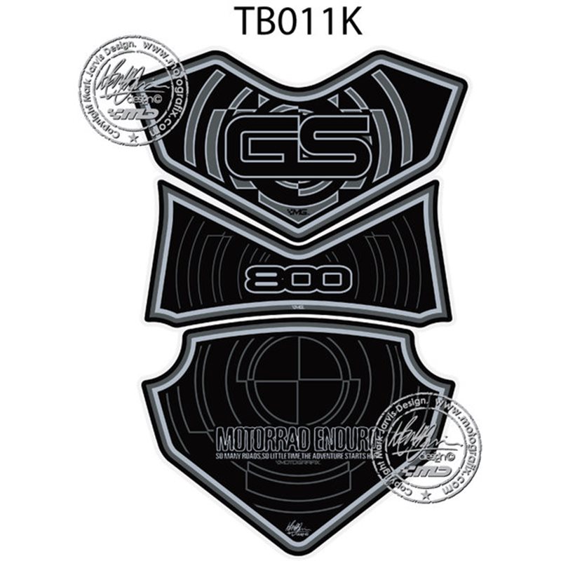 PROTECTOR DEPOSITO 3PCS NEGRO/GRIS BMW F800GS PROTECTOR DEPOSITO 3PCS NEGRO/GRIS BMW F800GS