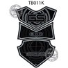 PROTECTOR DEPOSITO 3PCS NEGRO/GRIS BMW F800GS