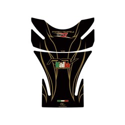 PROTECTOR DEPOSITO 2PCS NEGRO/OR APRILIA