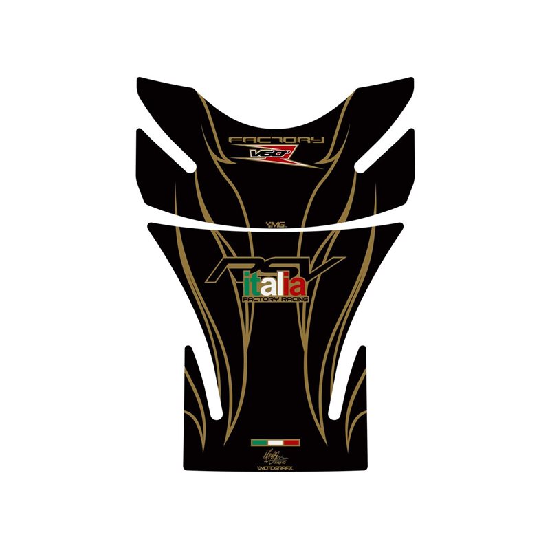 PROTECTOR DEPOSITO 2PCS NEGRO/OR APRILIA PROTECTOR DEPOSITO 2PCS NEGRO/OR APRILIA