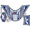 PROTECTOR DEPOSITO 5PCS BLANCO/AZUL SUZUKI GSXR1000