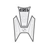 PROTECTOR DEPOSITO 2 PCS BLANCO BMW R1200GS