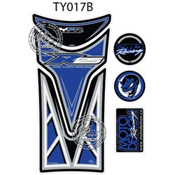 PROTECTOR DEPOSITO 6PCS AZUL YAMAHA YZF-R125