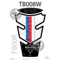 PROTECTOR DEPOSITO 2PCS AZUL/ROJO/BLANCO BMW F800R