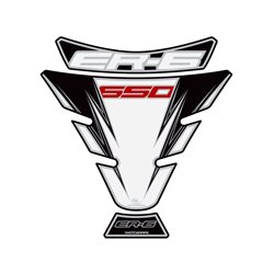 PROTECTOR DEPOSITO 3PCS BLANCO KAWASAKI ER6F/N