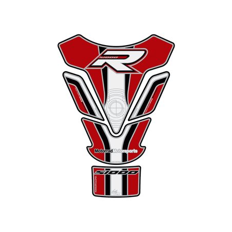 PROTECTOR DEPOSITO 4PCS BLANCO/ROJO BMW S1000R