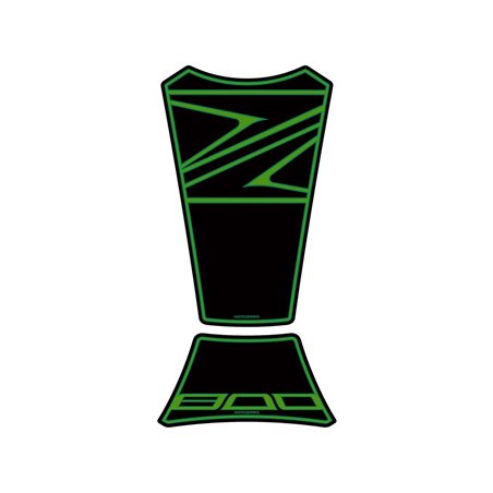 PROTECTOR DEPOSITO 2PCS  NEGRO/VERDE KAWASAKI Z800/800E