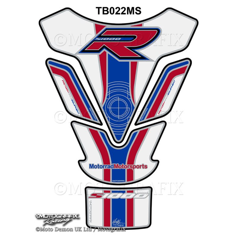 PROTECTOR DEPOSITO 5PCS BLANCO/AZUL/ROJO BMW S1000R PROTECTOR DEPOSITO 5PCS BLANCO/AZUL/ROJO BMW S1000R