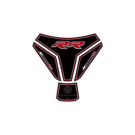 PROTECTOR DEPOSITO 4PCS NEGRO/ROJO BMW S1000RR