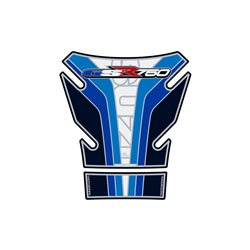 PROTECTOR DEPOSITO 2PCS BLANCO/AZUL SUZUKI GSR750