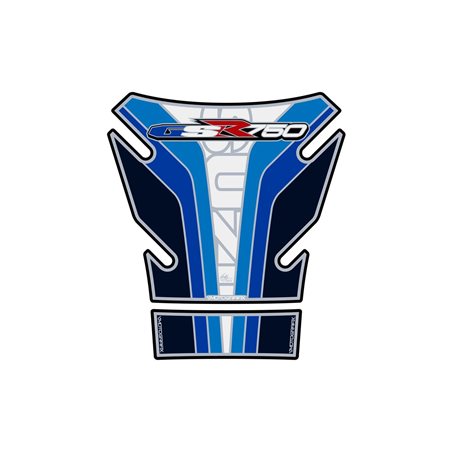 PROTECTOR DEPOSITO 2PCS BLANCO/AZUL SUZUKI GSR750
