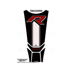 PROTECTOR DEPOSITO NEGRO/BLANCO/ROJO BMW R1200R