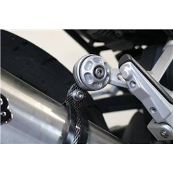 MOTOCROSS CR80-85 PLATA CON PROTECTOR NEGRO 717-01-SI-03-219